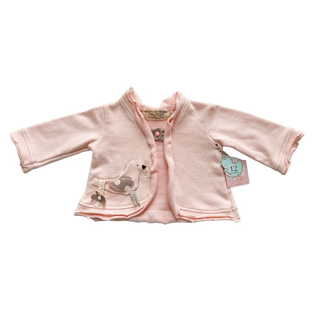 NWT Bunnies By The Bay Cardigan Sweatshirt Size 12m